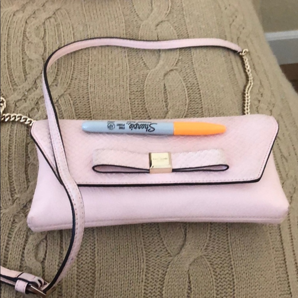 Cute Kate Spade light pink leather bag (small)